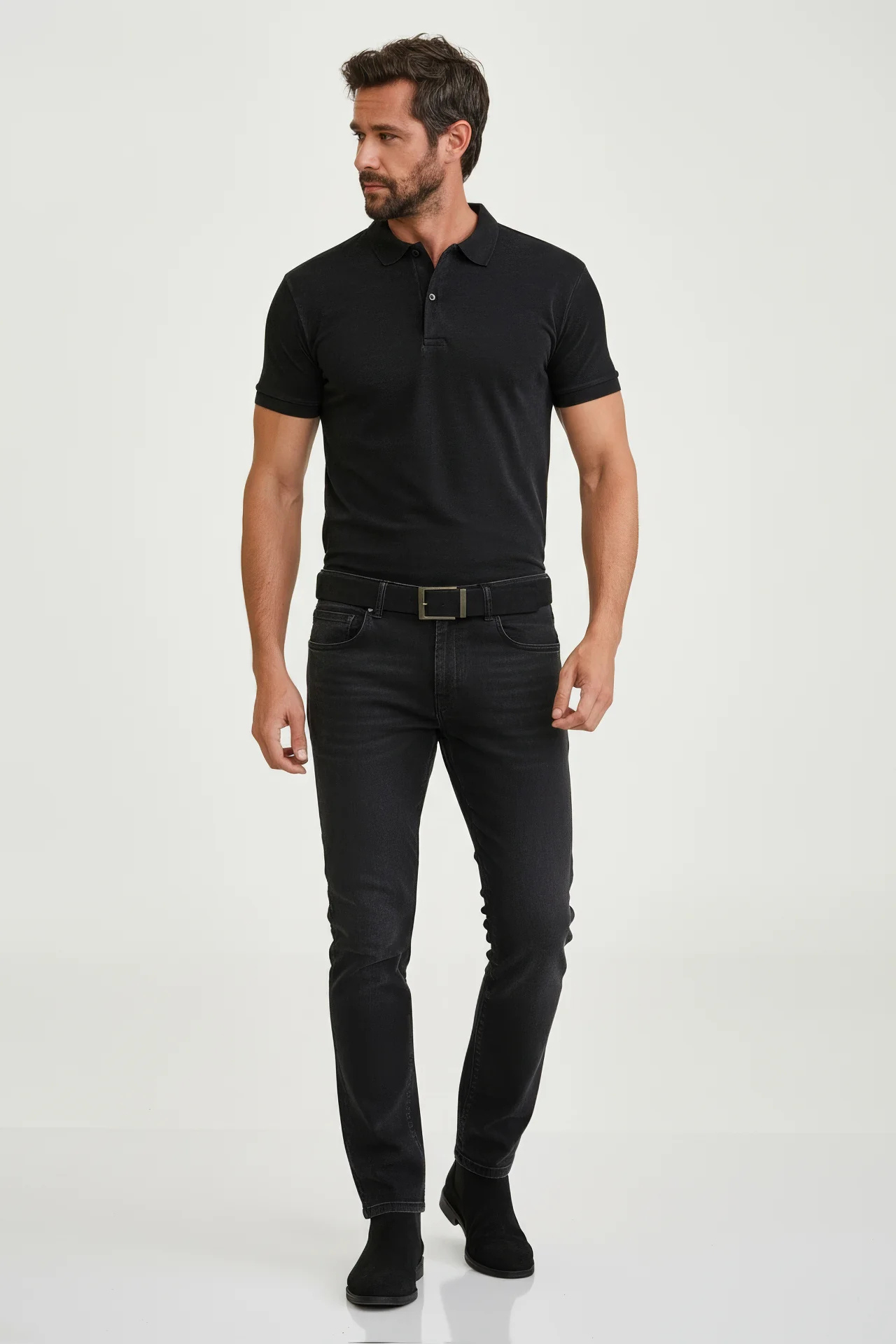 LUXUS-SCHWARZE DENIM-JEANS – PREMIUM-STOFF MIT ÜBERLEGENEM KOMFORT