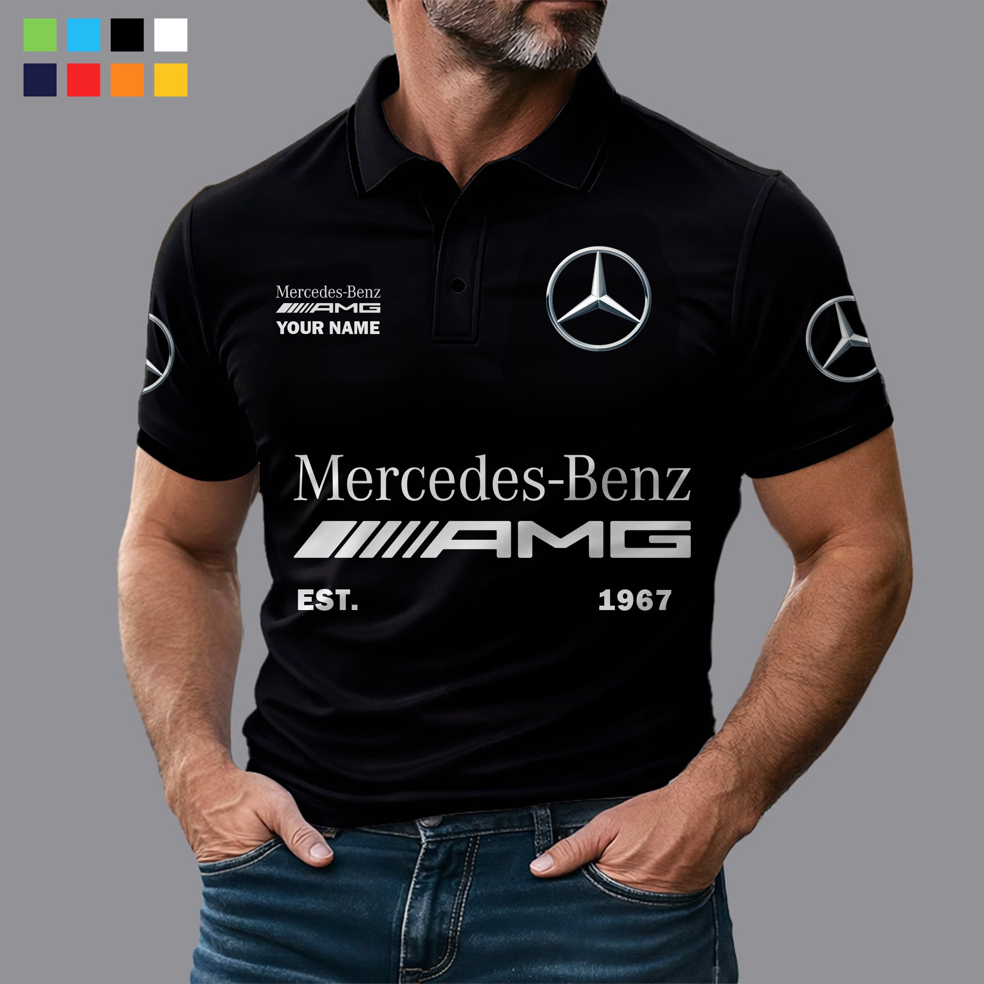 Polo Shirt AMG KK01666 f46V - Limitierte Edition