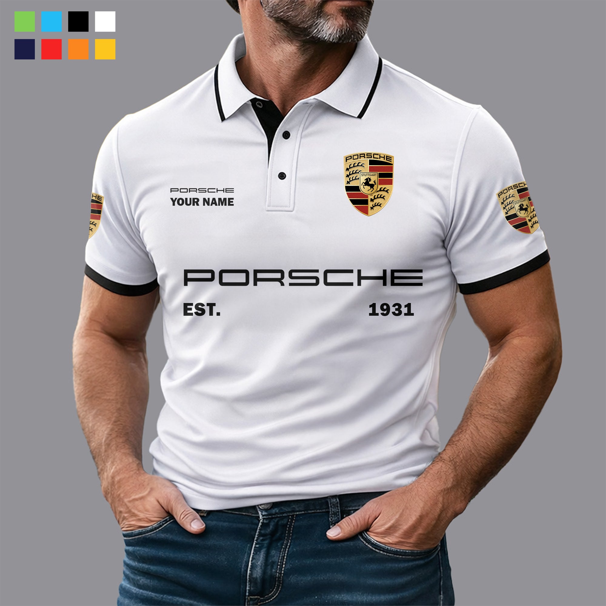 Polo Shirt Porshe KK01667 81Uf - Limitierte Edition