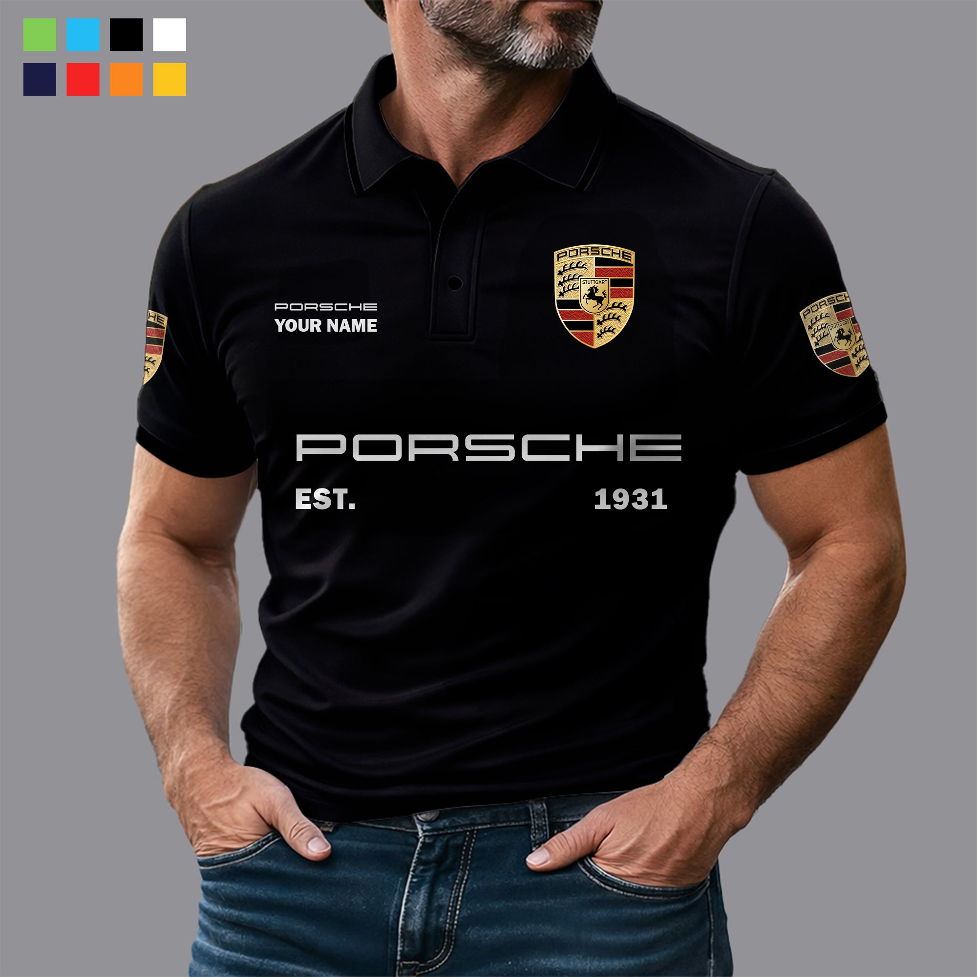 Polo Shirt Porshe KK01667 81Uf - Limitierte Edition