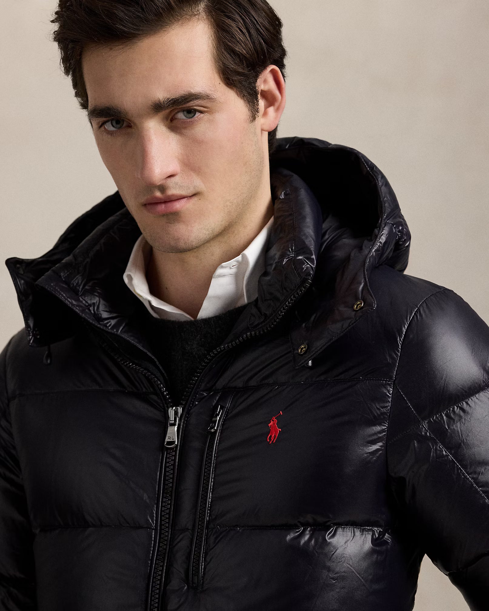 Ralph Lauren Gorham Glänzende Daunenjacke | Letzte Stücke